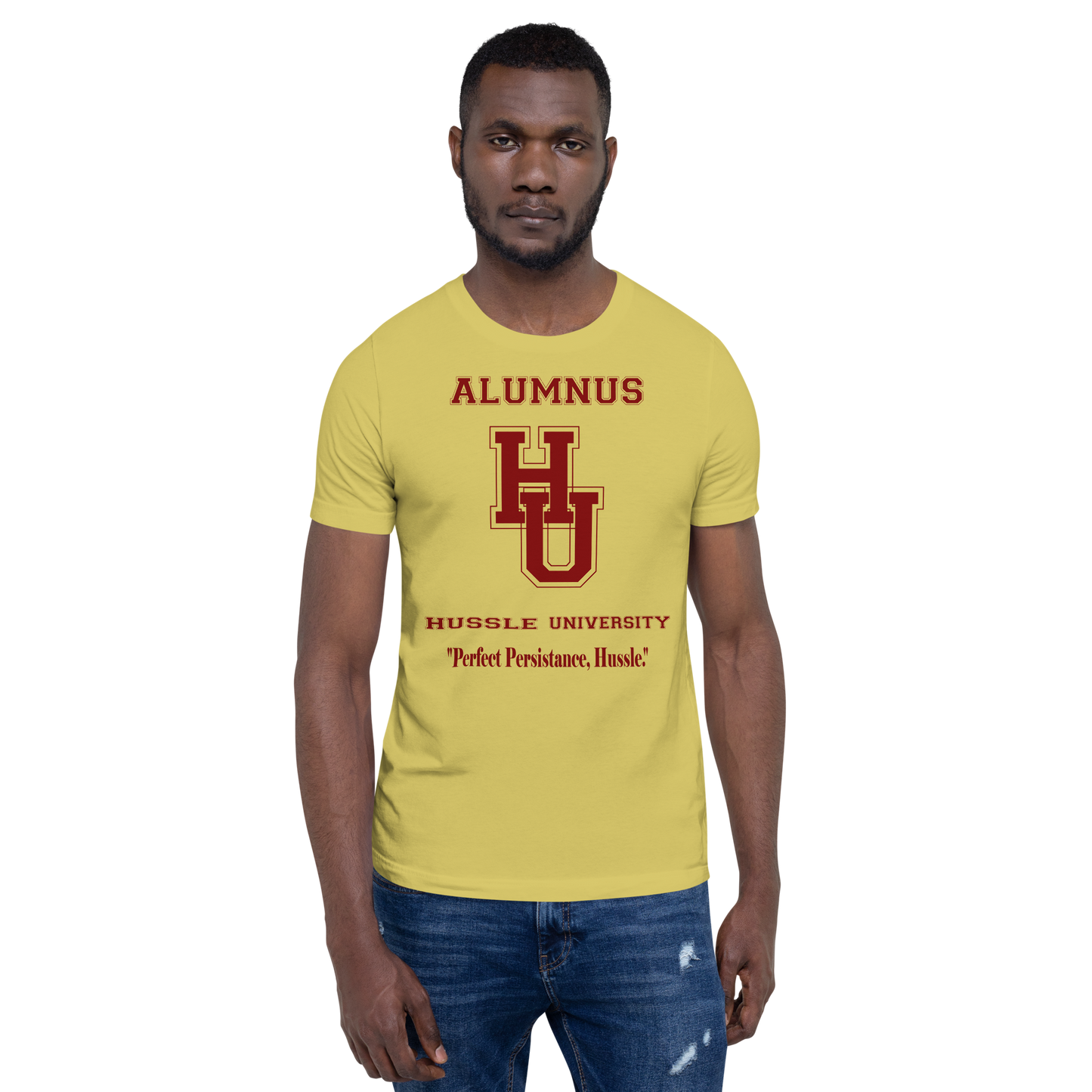 HUSSLE UNIVERSITY Short-sleeve unisex t-shirt