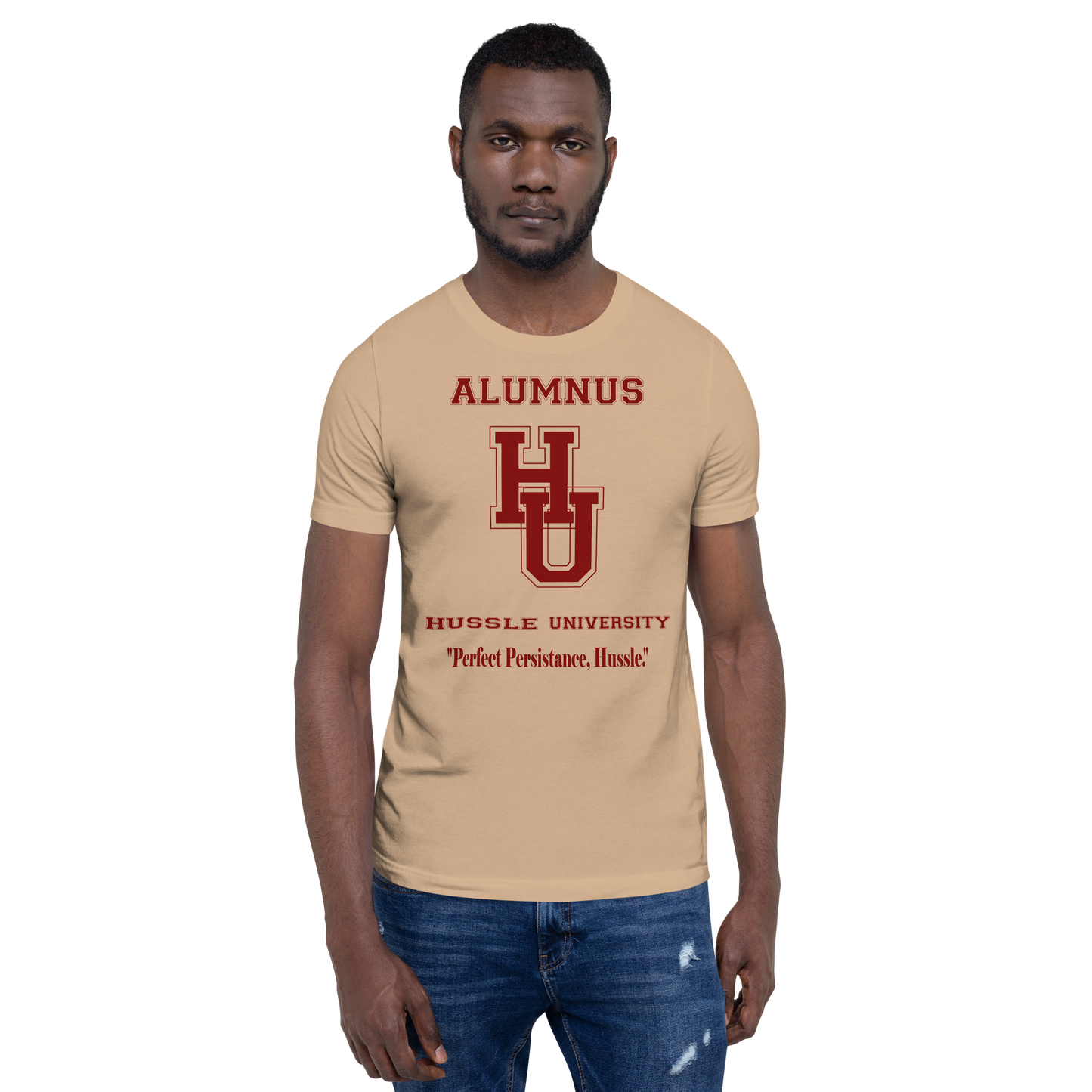 HUSSLE UNIVERSITY Short-sleeve unisex t-shirt